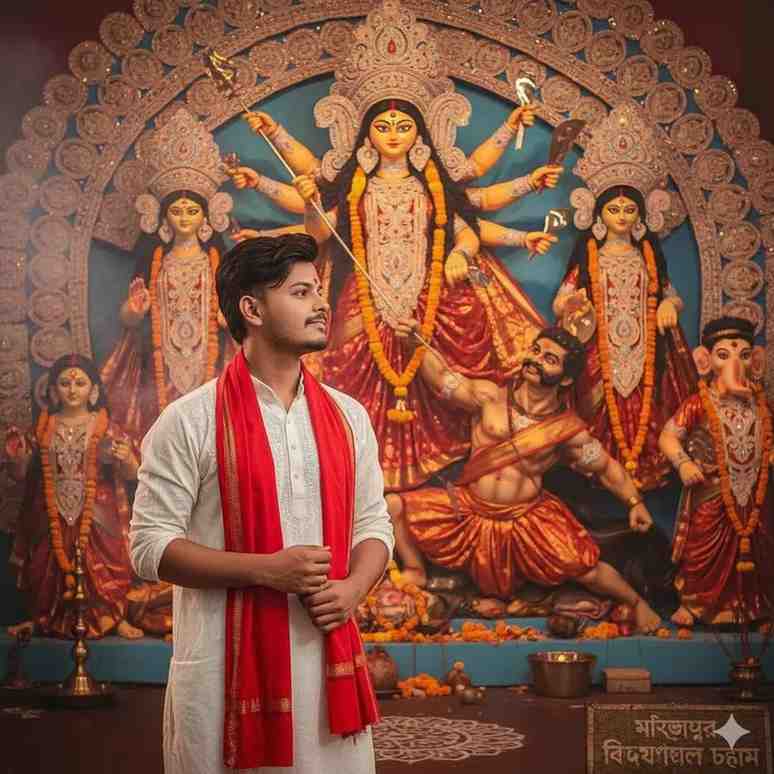 Navratri prompt for gemini boy