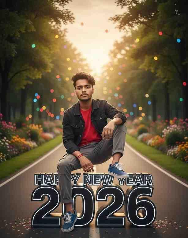 Happy New Year Photo Editing 2026