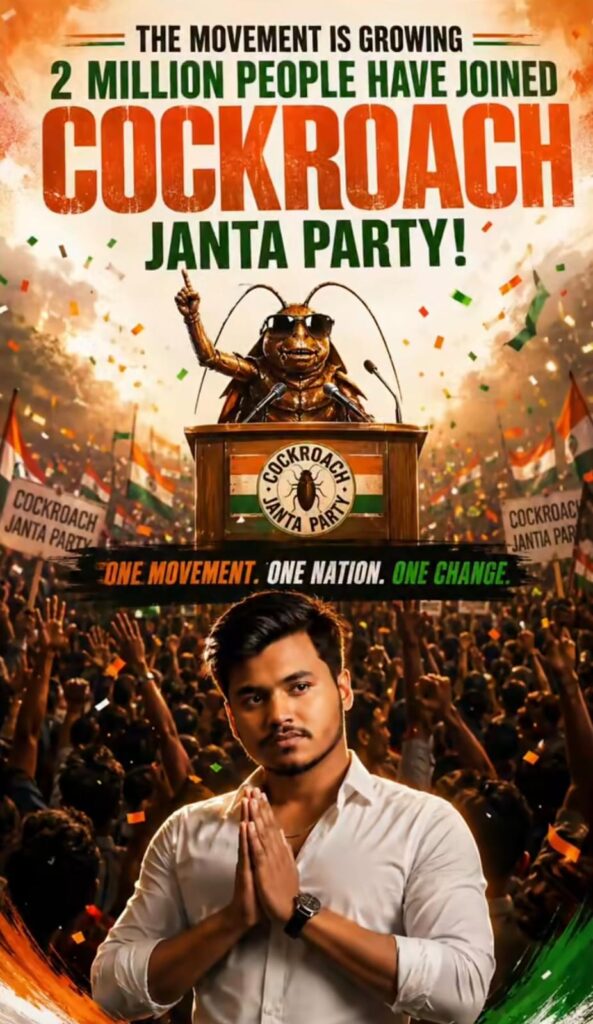Cockroach Janta Party  Ai Photo Editing Prompt