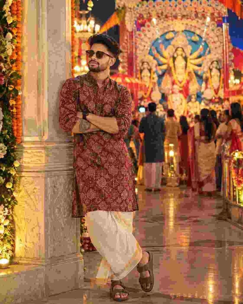 Durga Puja Prompt for Boy