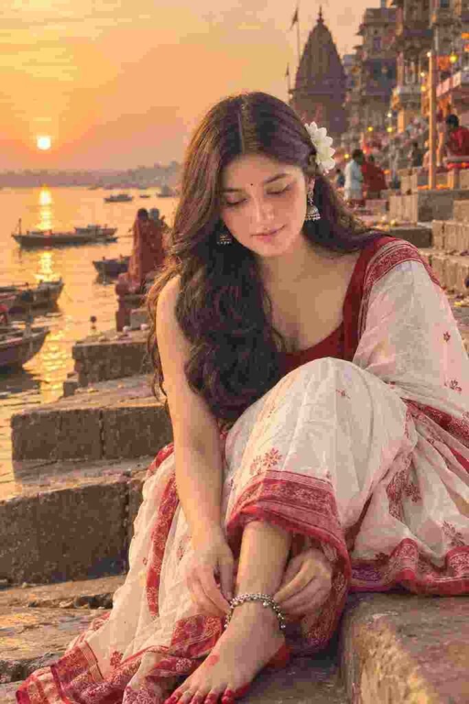 Durga Puja Prompt for Girl