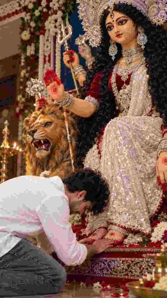 Durga Puja Traditional Photo Editing