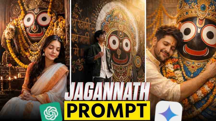 Jagannath Dham Rath Yatra Editing Prompt