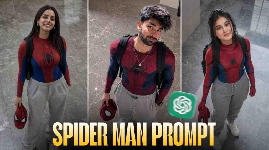 Spider Man AI Photo Editing Prompts ChatGPT
