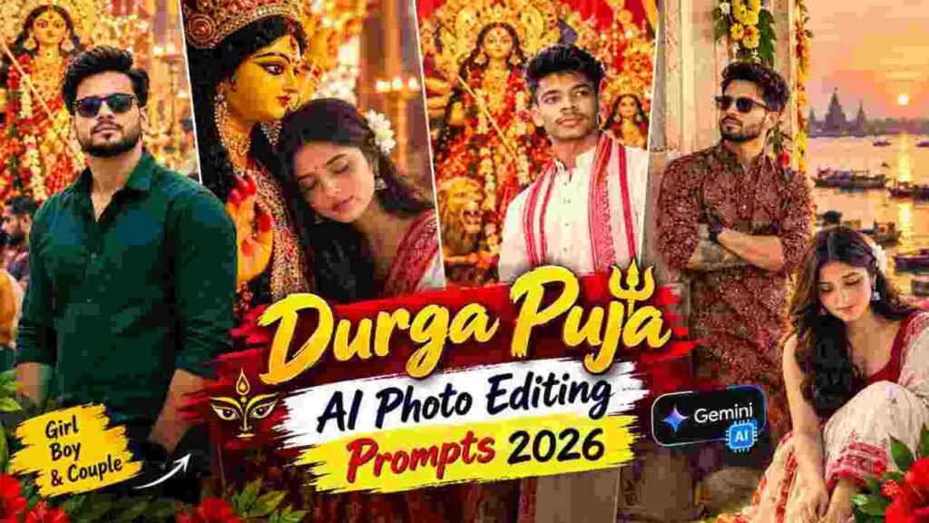 Durga Puja Prompt for Girl & Boy