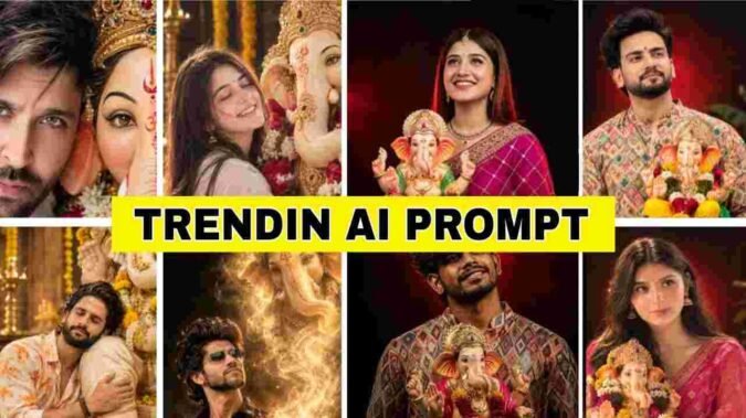 Trending Ganpati Bappa Morya AI Photo Editing Prompt